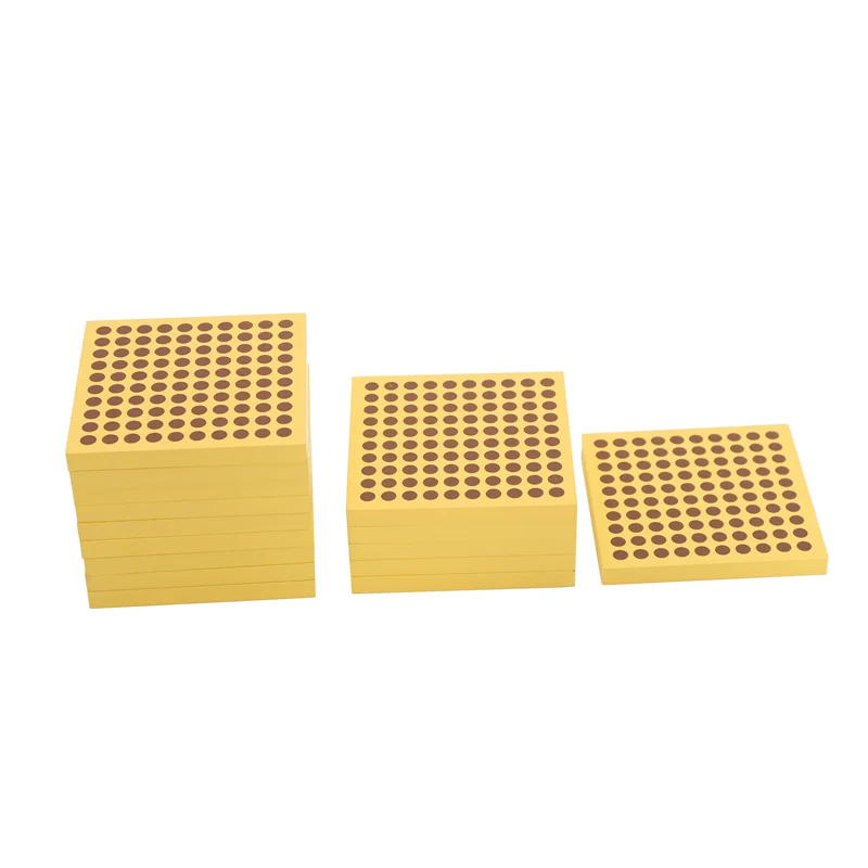 우드 백각형 몬테소리 구슬 교구 수학 교육 장비 십진법 학습 장난감 수학 게임