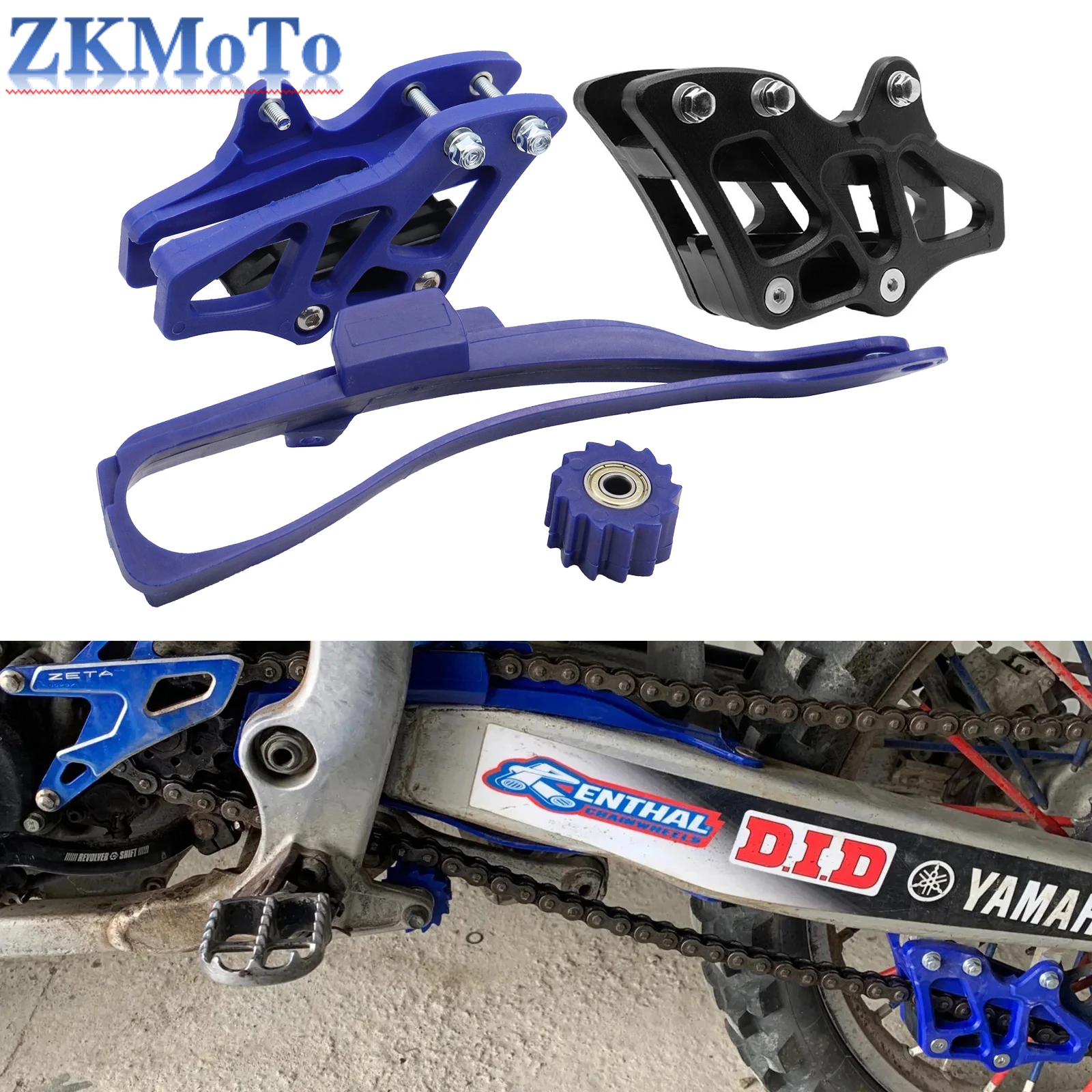 Motorcycle Chain Swingarm Chain Guide Slider Roller For Yamaha YZ250F YZ450F YZ125 YZ250 YZ250FX YZ450FX WR250F WR450F YZ WR