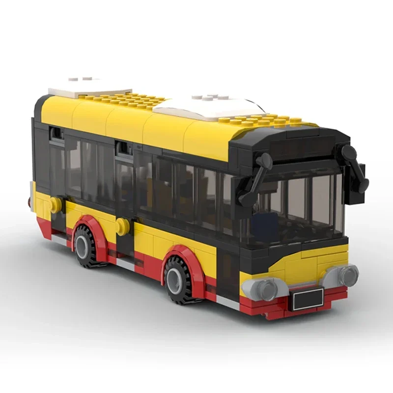 Moc Building Bricks City Car Model Solaris City Bus Technology Modular Blocks Holiday Gifts Toys For Children DIY Sets Assembly