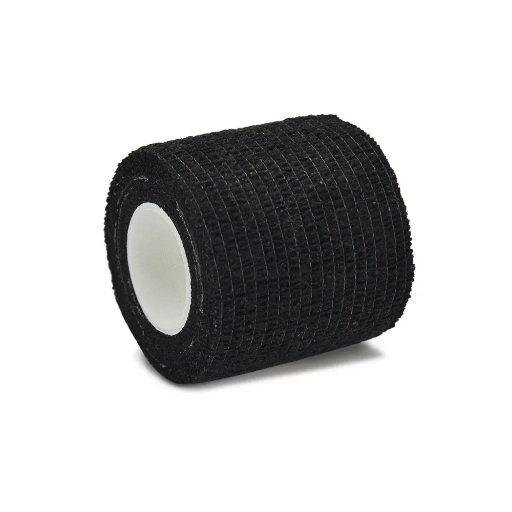 1/6 Stuks 4.8m Zwart Ehbo Zelfklevende Samenhangende Elasticiteit Bandages Sport Tape voor Pols Enkel verstuikingen & Zwelling