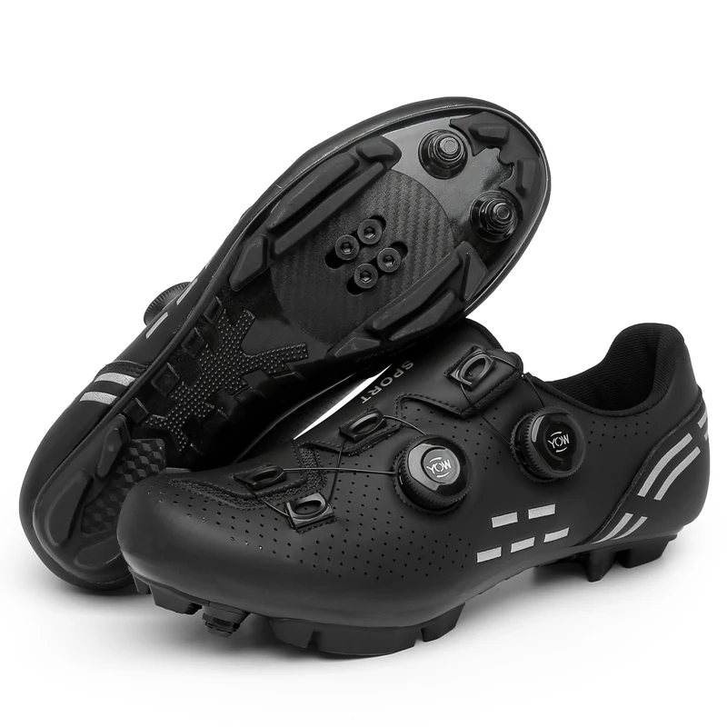 Afbeelding 5: Fietsschoenen Heren Mountainbike- en Racefietsschoenen Lichtgewicht en Ademend Geschikt voor Snelrijden Off-road SPD-MTB