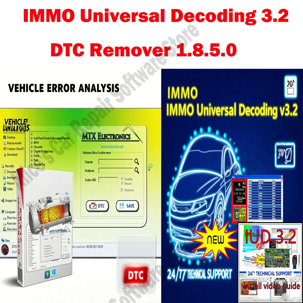 

Hot IMMO Universal Decoding 3.2 obd2 scanner IMMO Off with Keygen Unlimited Crack + MTX DTC Remover 1.8.5.0 Software With Keygen