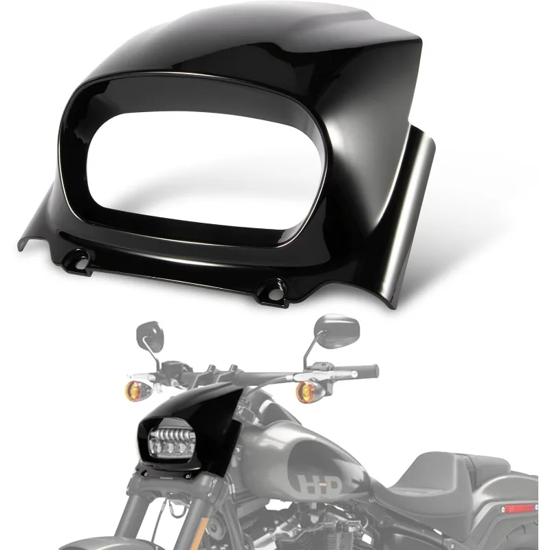 

Motorcycle Headlight Fairing Cover Head Light cowl Headlamp Front for M8 Softail Fat Bob FXFB FXFBS 2018 2019 2020 2021 2022