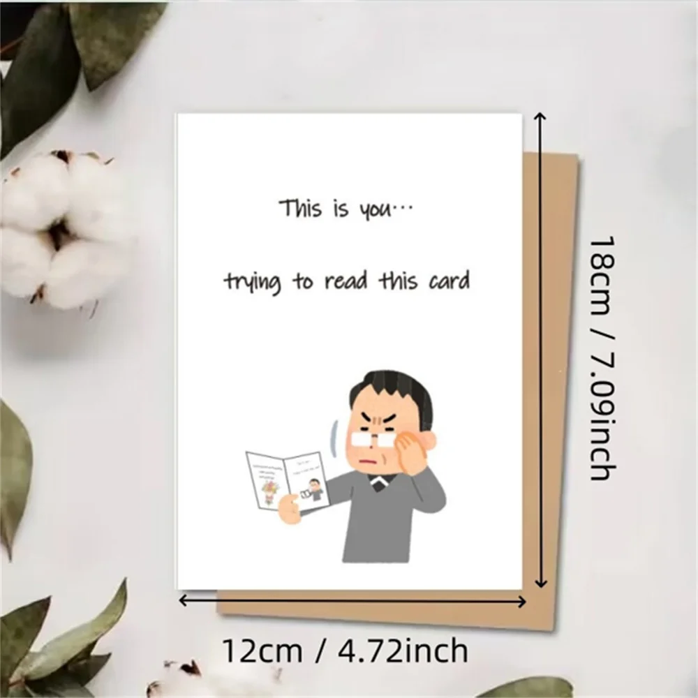 10pcs original greeting card Hilarious & Heartfelt Happy Birthday Greeting Card Unique Dad Gift Idea Personalized for Father