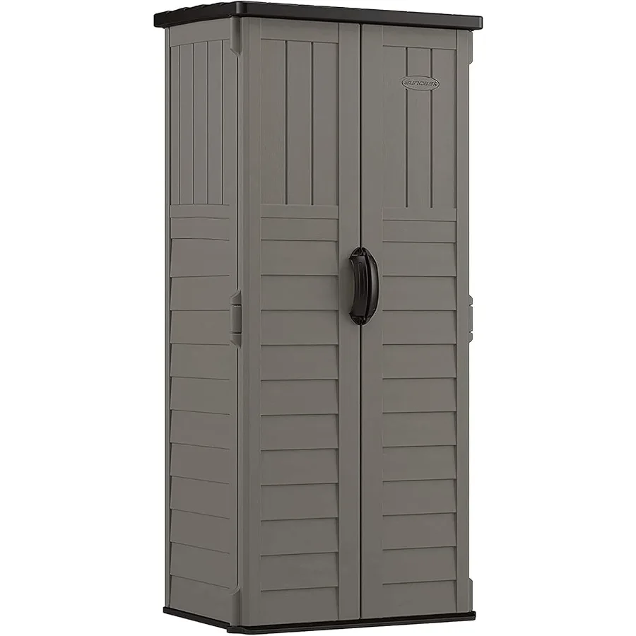 22 Cu Ft. Vertical Shed, Outdoor Storage Shed With Floor, Stoney