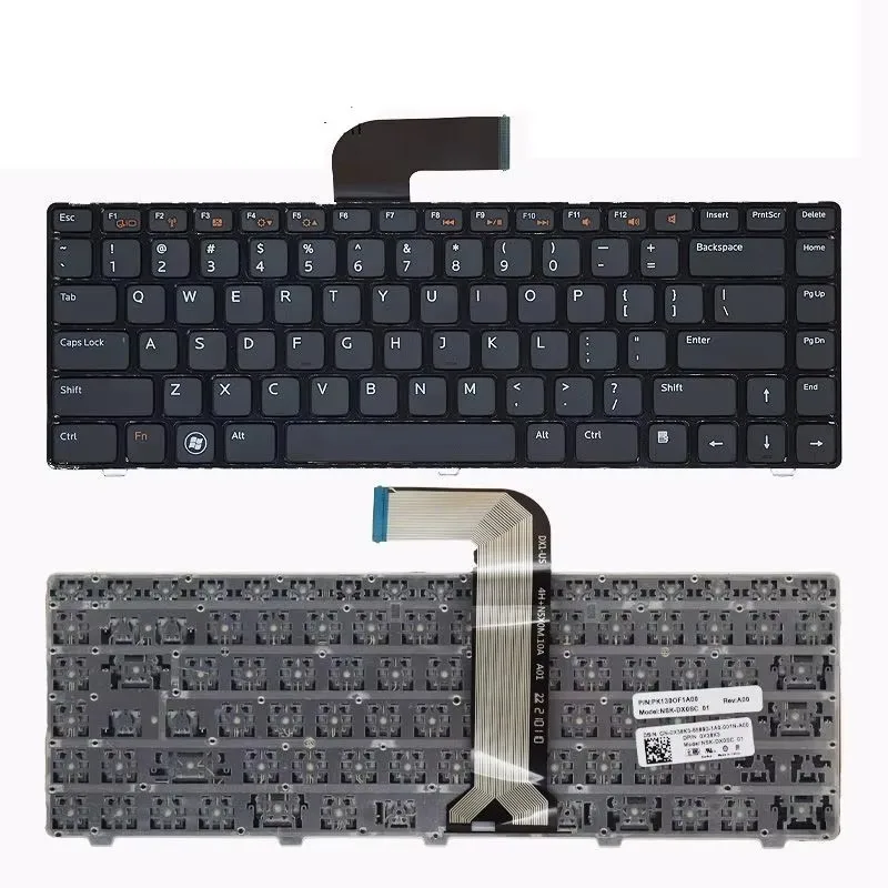 RU/US/TI/UK/SP/FR/BR/AR Keyboard for Dell Inspiron14 3420 P22G M411R P33G V131-358 P25 Inspiron 5420 5425 5525 M521R 14R 14TD