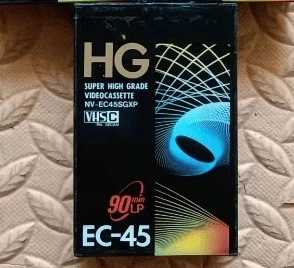 For panasonic hg ec-45 vhs c blank video tape unopened