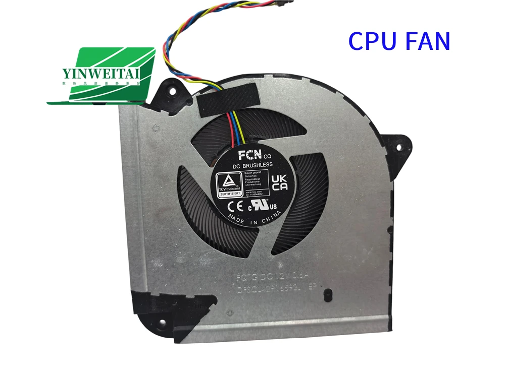 CPU GPU Fan Cooling For ASUS ROG Strix Scar 17 G733PZ G733PY G733PYV G733 Gaming Notebook Cooler 13NR0DB0P02011 13NR0DB0P01011