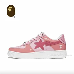 Oryginalne klasyczne Bape Sta kobiety mężczyźni zwiększenie wysokości buty na platformie moda BAPESTA para AF męskie kobiece unisex antypoślizgowe trampki