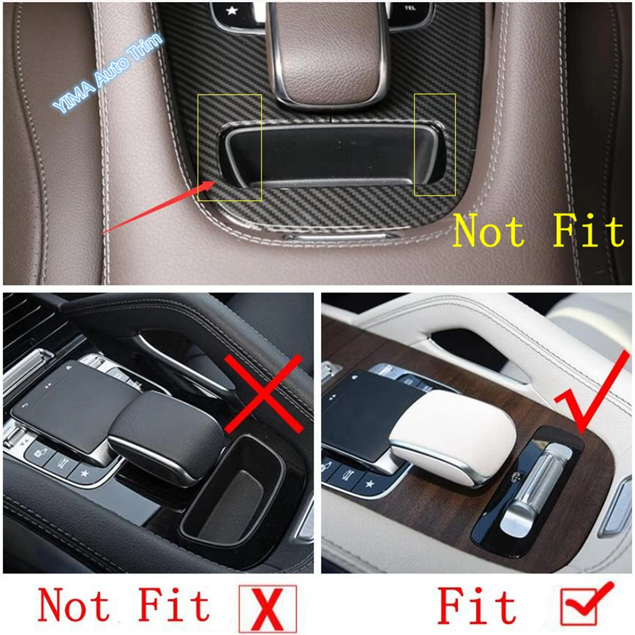 Car Glass Lift / AC Vent Outlet / Steering Wheel Decor Cover Trim ABS Accessories For Mercedes-Benz GLE GLS Gle320 450 2020 2021