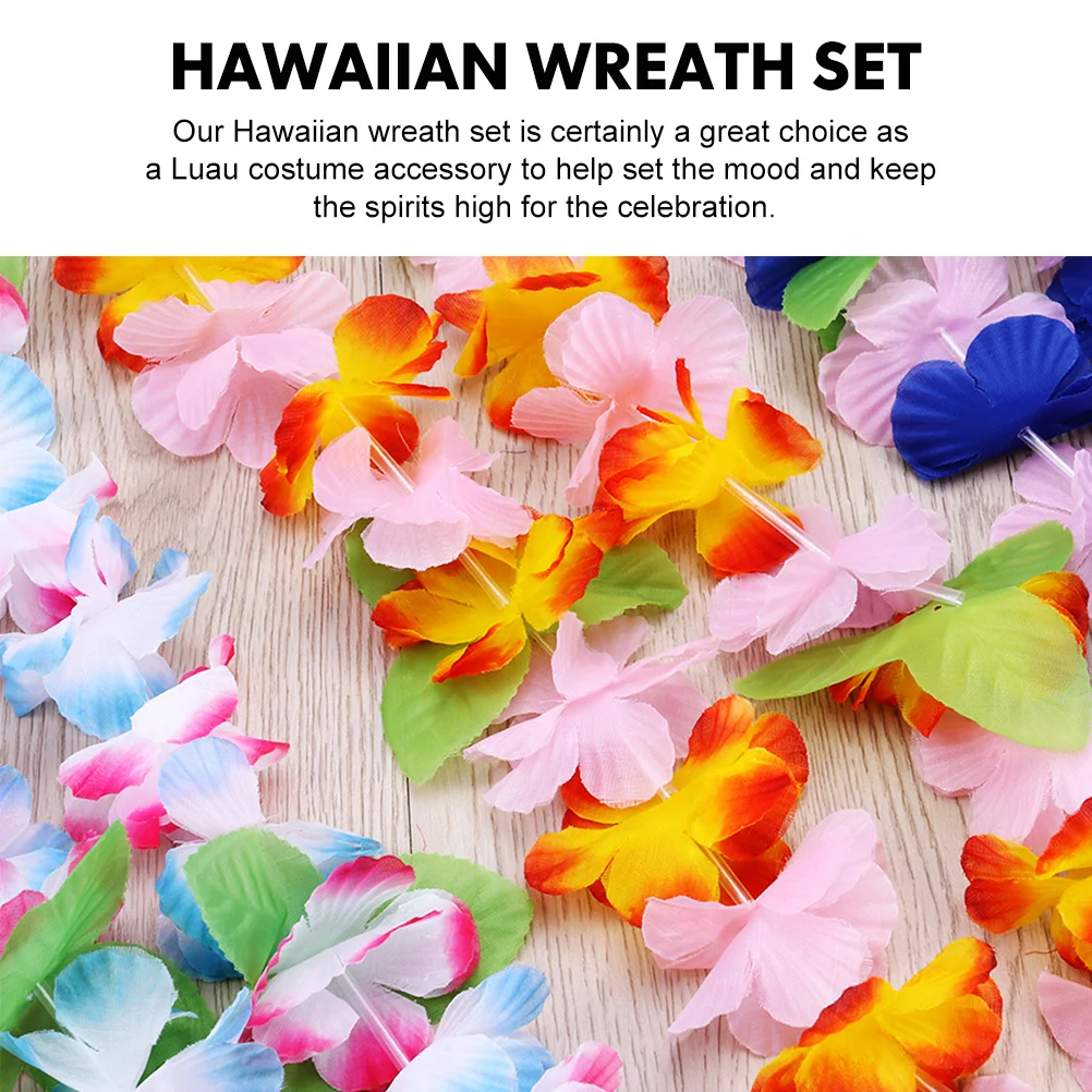 18Pcs Flower Lei Se… - image