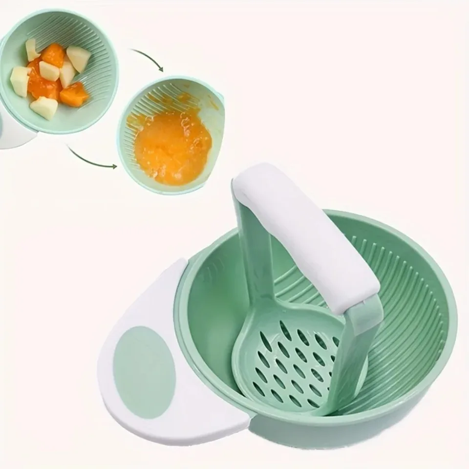 Baby supplementary food grinding bowl baby manual grinder children's fruit cooking supplementary food tool set