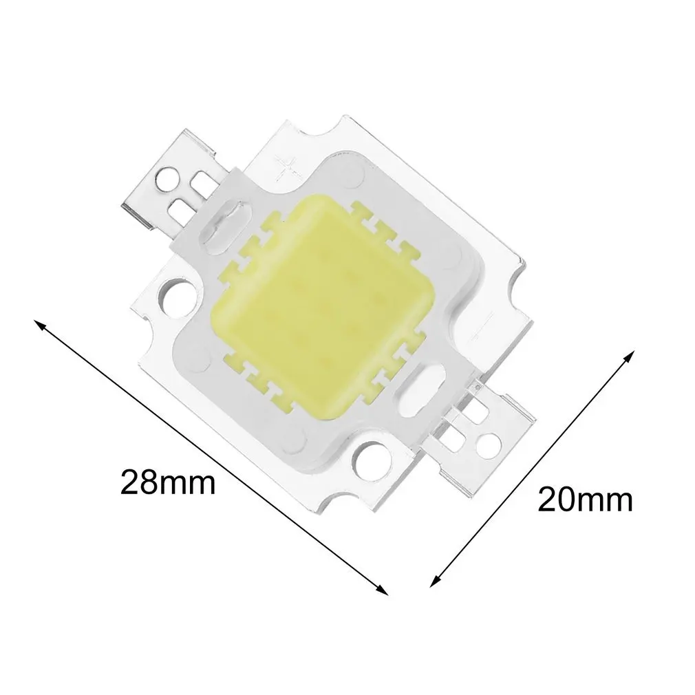 Branco puro cob smd led chip luz de inundação lâmpada grânulo 10w alta qualidade led chip luz de inundação lâmpada de poupança de energia
