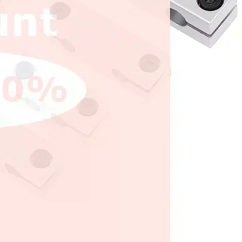 [6MM 8MM Pillar Parallel Clamp With The Same Diameter Optical Axis Fixing Steel Pipe Round Frame Connector]