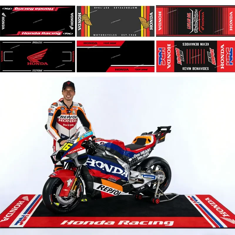 HONDA HONDA Motorcycle Parking Mat Anti-Slip Garage Rug Motor Enthusiasts Motorbike Parking Display Custom Floor Mat Home Decoration - Aliexpress Deal