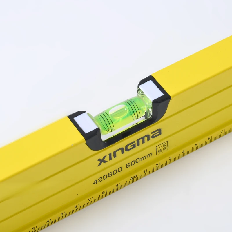 Aangepaste zware professionele aluminium draagbare niveauliniaal niveaumeetinstrumenten waterpas