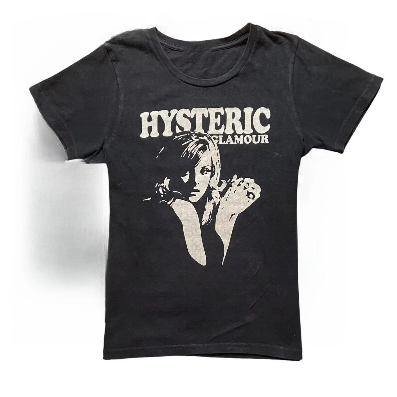 New Aesthetic Short Sleeve T-Shirt Y2k Clothes Gothic Emo Girl Croped Tops Women Leisure Basic T-shirt Women's Men's Summer Top