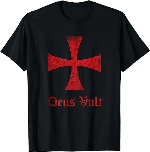 NEW LIMITED Distressed Knights Templar Cross Best Gift Idea T-Shirt S-3XL