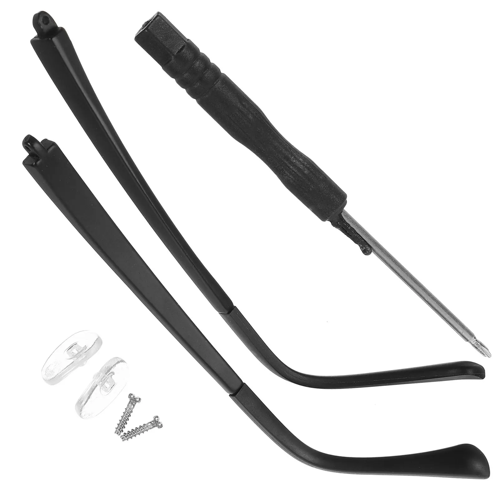 

1Set Eyeglasses Replacement Temple Legs Comfortable Lightweight Nonslip Design Glasses Arm Legs for Eyeglasses Reading Glasses