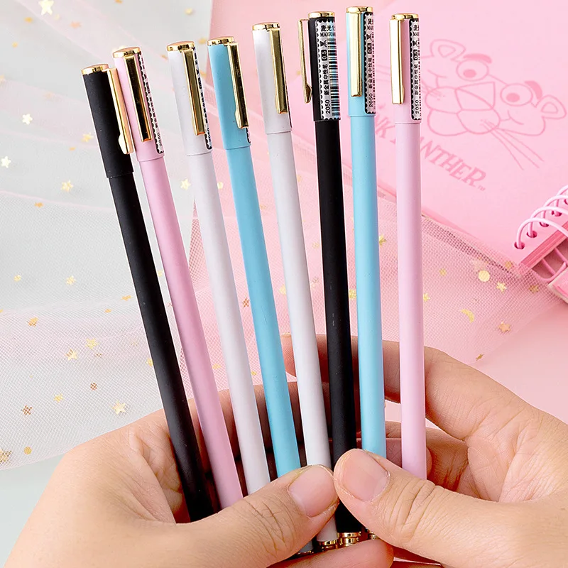 

Металлическая гелевая ручка, шариковая ручка 0,5 мм, ручки для подписей для офиса, студентов, канцелярские принадлежности для бизнеса