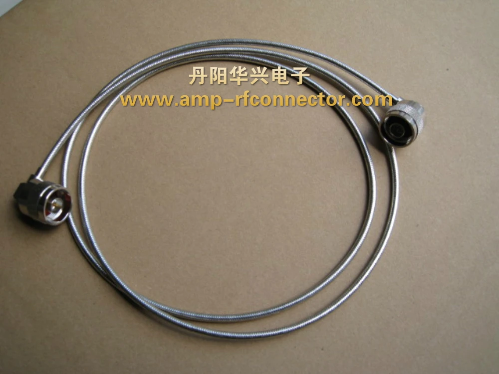 N Male Straight Semi-flexible Connector SF 141 Cable RF Adapter RG402