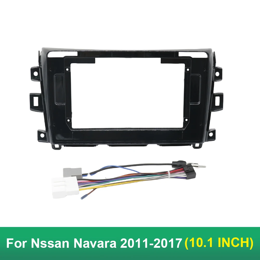 10 Inch Car Frame Fascia Adapter Canbus Box Decoder Android Radio Dash Fitting Panel Kit For Nssan Navara Terra Frontier NP