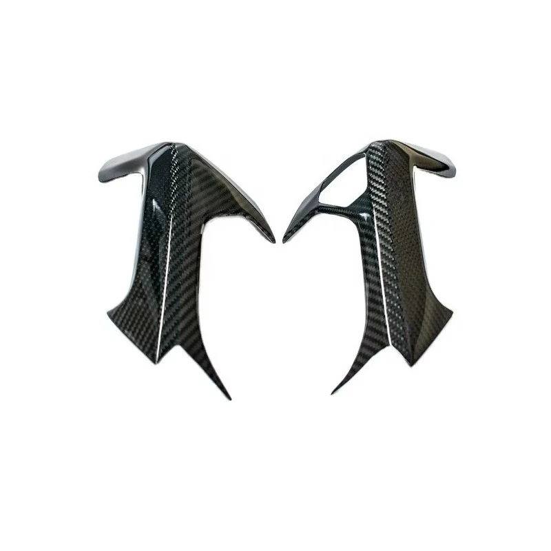Car Interiors Dry Carbon Fiber Inner Door Handle Cover for Huracan LP610-4 LP580 2014-2019