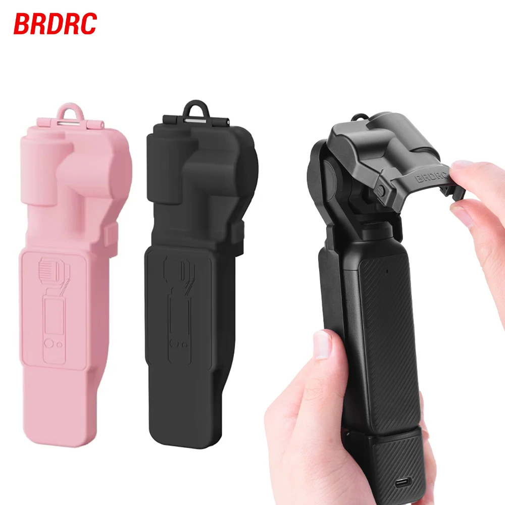 BRDRC �tui de protection pour DJI Osmo Pocket 3 couvercle de cam�ra protecteur d'�cran d'objectif Anti-chute rabat Anti-poussi�re couvercle accessoires