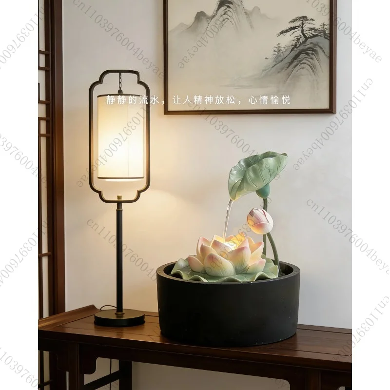 Flowing Water Ornament, Circulating Water To Attract Wealth, Living Room Desktop Tea Table, Moving Opening Gift, Housewarming