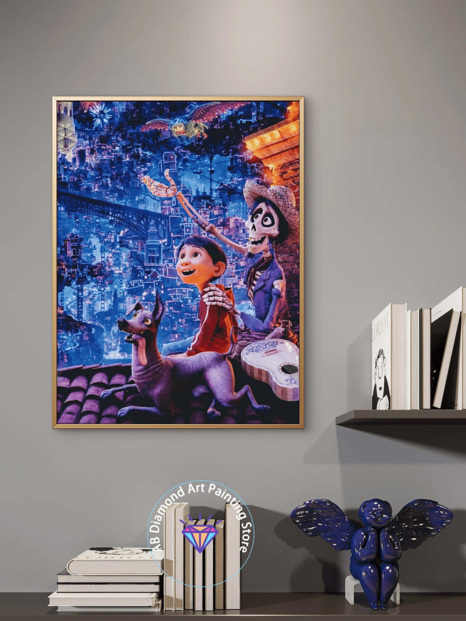 كوكو فيلم السكر الجمجمة يوم الموتى ميغيل ريفيرا AB الماس طقم الطلاء 5D DIY بها بنفسك التطريز الصليب هدية الحرف ديكور المنزل هدية