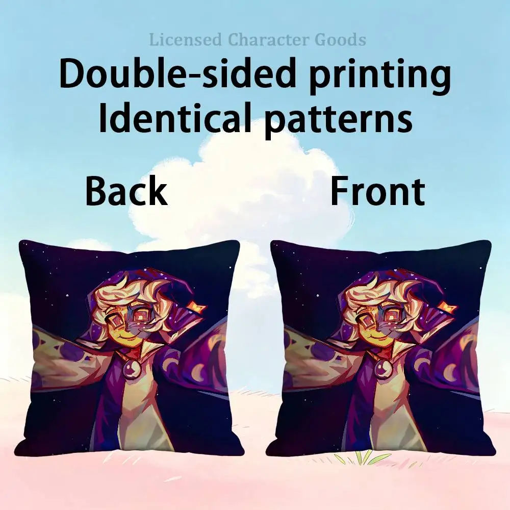 C-Collector Double Sided Print Soft Throw Pillow Cover Washable RV Camper Interior No Insert