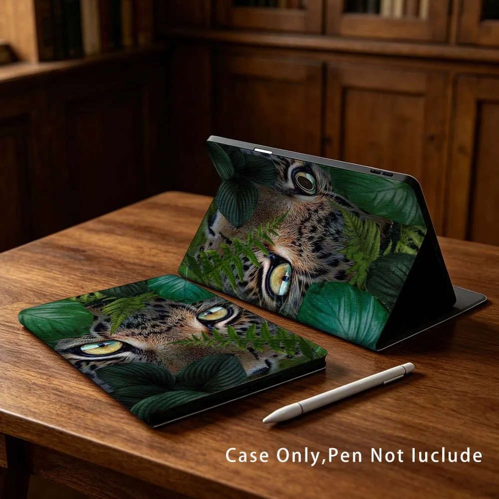 Creative Leopard Design Pattern For OPPO VIVO IQOO OnePlus Realme Pad 3 Pro 13 12.1 11.4 11 inch Pen Tray Tablet Case Soft
