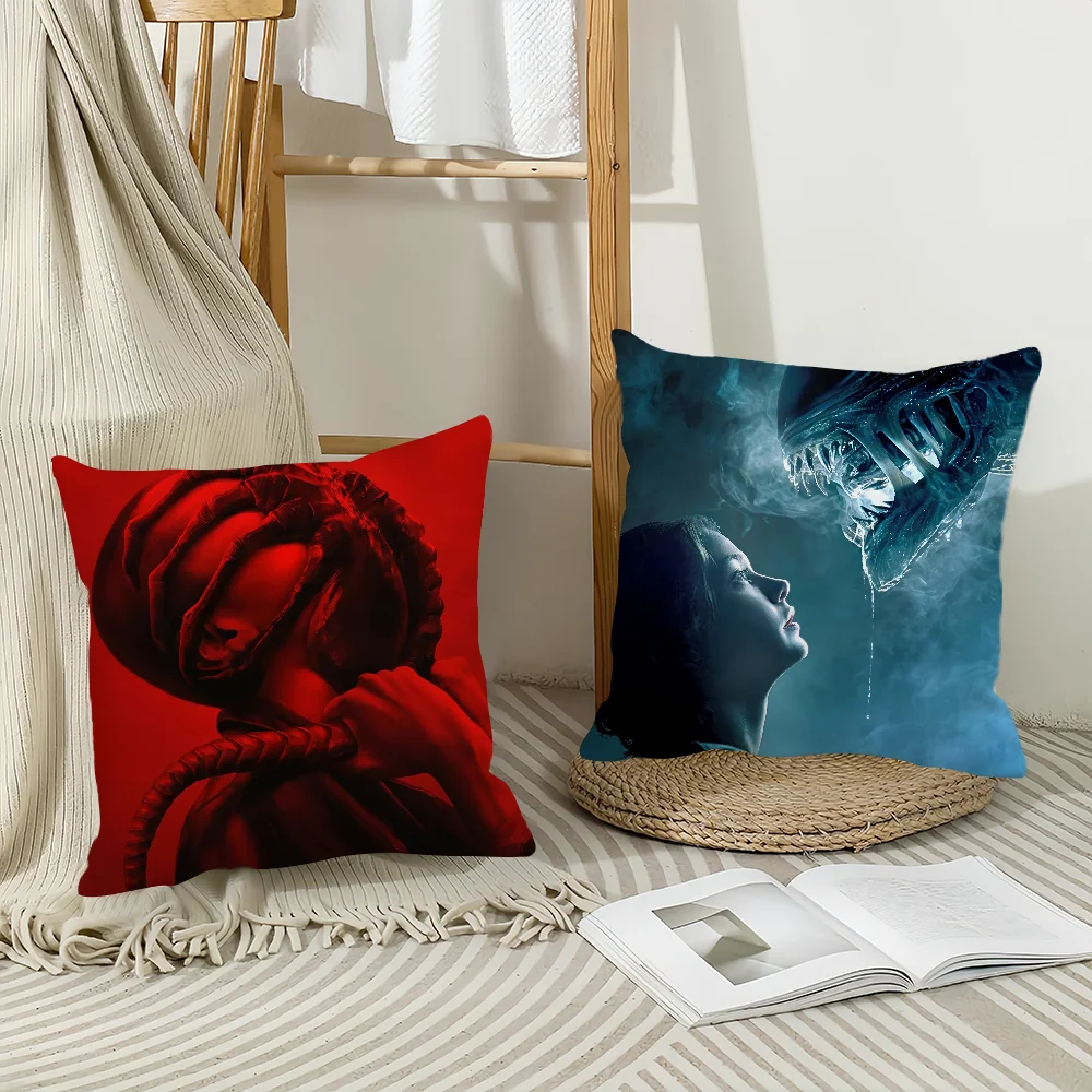 Movie Alien Romulus Pillow Case Home Decoration Cushion Cover Suitable For Office Sofa Bedroom Car