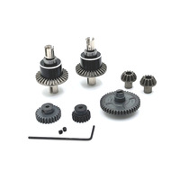 Wltoys 144001 144010 124016 124019 124007 RIaarIo XDKJ-001 XDKJ-006 Metal Differential Motor Gear Set RC Car Upgrade Parts