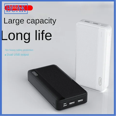 Power Bank большой емкости 200000 Портативная быстрая зарядка мАч, 20000 мАч для мобильного телефона Android, универсальная BCAK