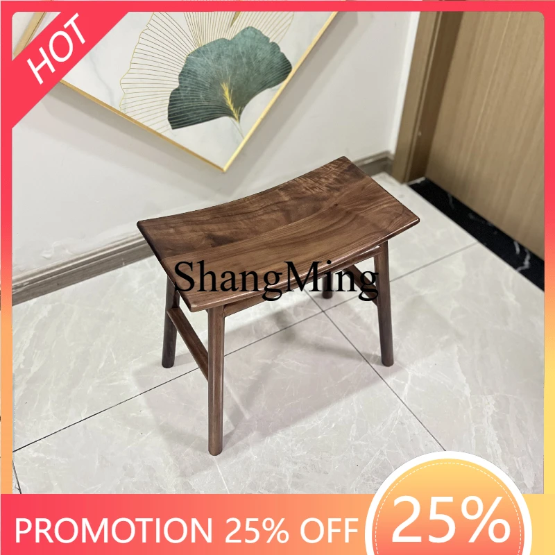 

ZYY exquisite fashion new Chinese solid wood high stool household tea table bench long saddle tea table stool