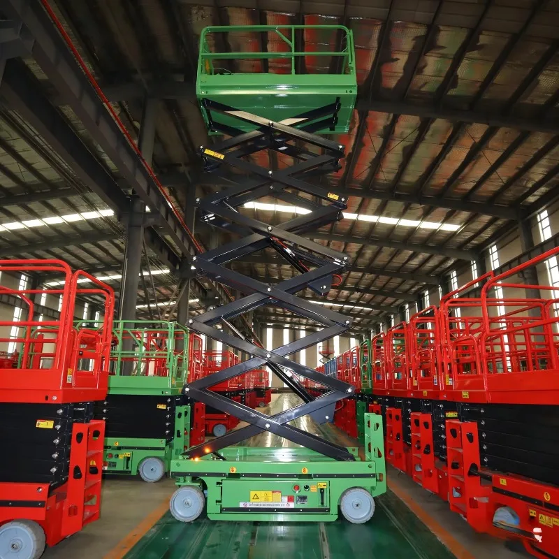 CE Heavy Duty Hydraulic Scissor Lift Table Mobile Elevating Platform 500KG 1000KG Material Handling Cargo Elevator Jack Hoist