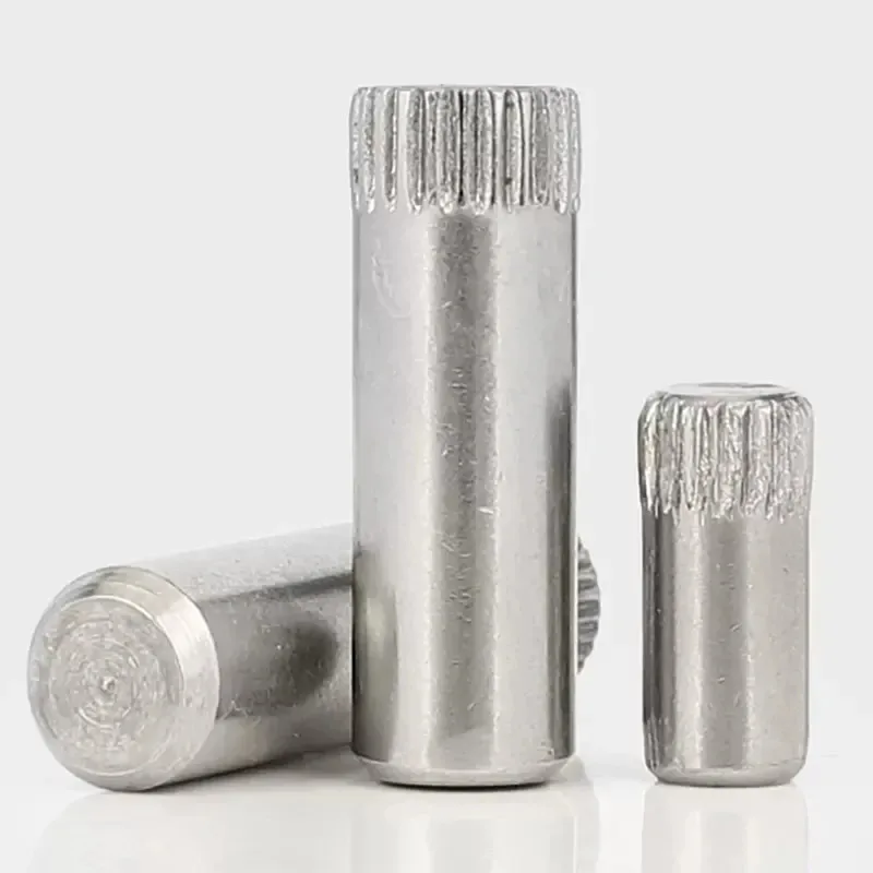 

Knurled Cylindrical Shaft Pin 304 Stainless Steel For Toy City Connecting Rod M2-M8