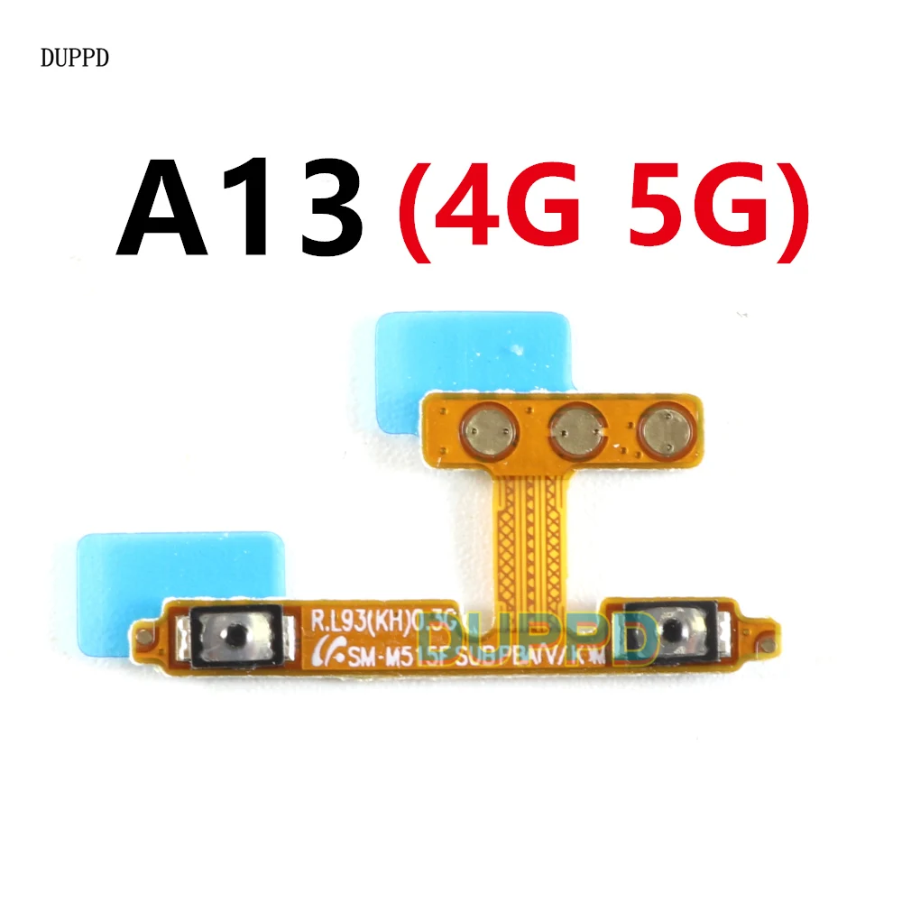 

Кнопка громкости для Samsung Galaxy A13 4G 5G A135 A136, кнопка громкости вкл. выкл. вниз, боковая кнопка, гибкий ленточный кабель