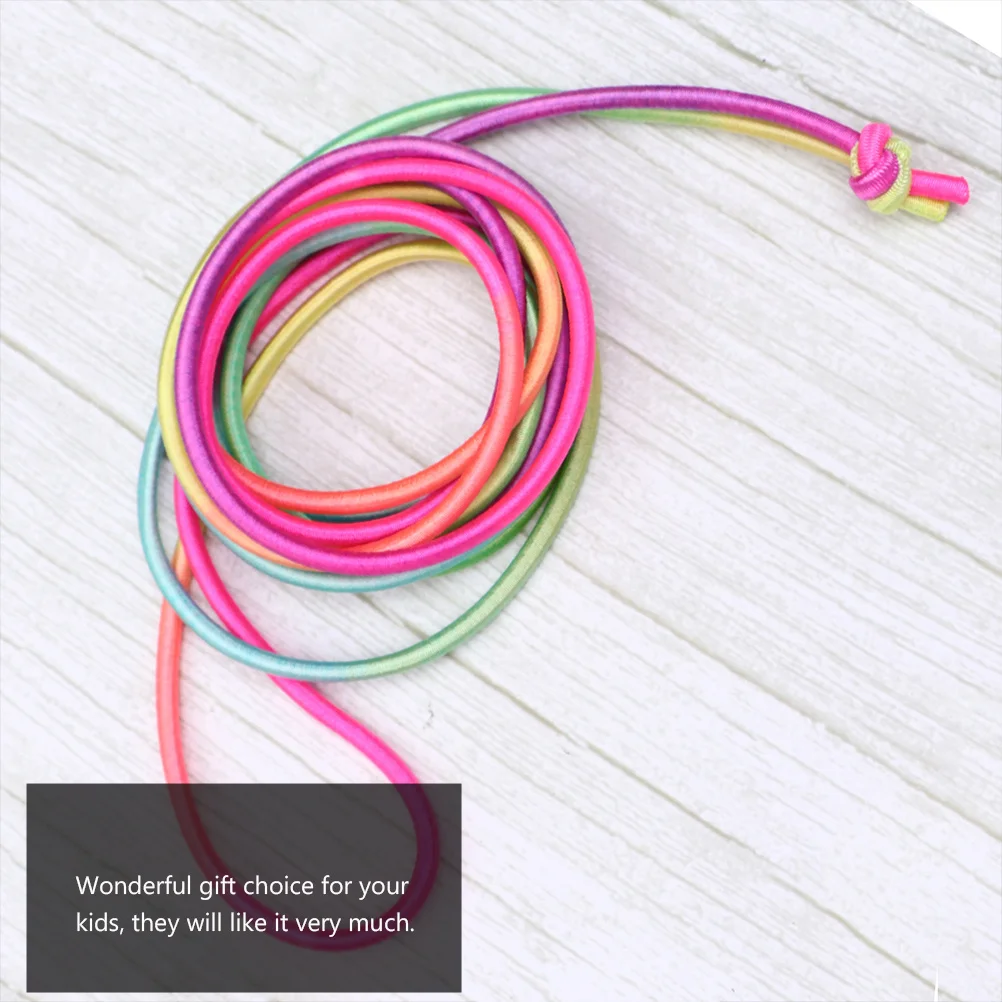 

5Pcs Kids Colorful Skipping Elastic Bands Safe Durable for School Outdoor Jump Fitness Training Jump Rope Kid Jumping Rope Toy