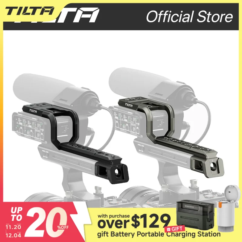 Extensões de alça XLR TILTA para gaiola de câmera Sony fx3 fx30 TA-T13-XLR-B TA-T13-XLR-TG Alça superior