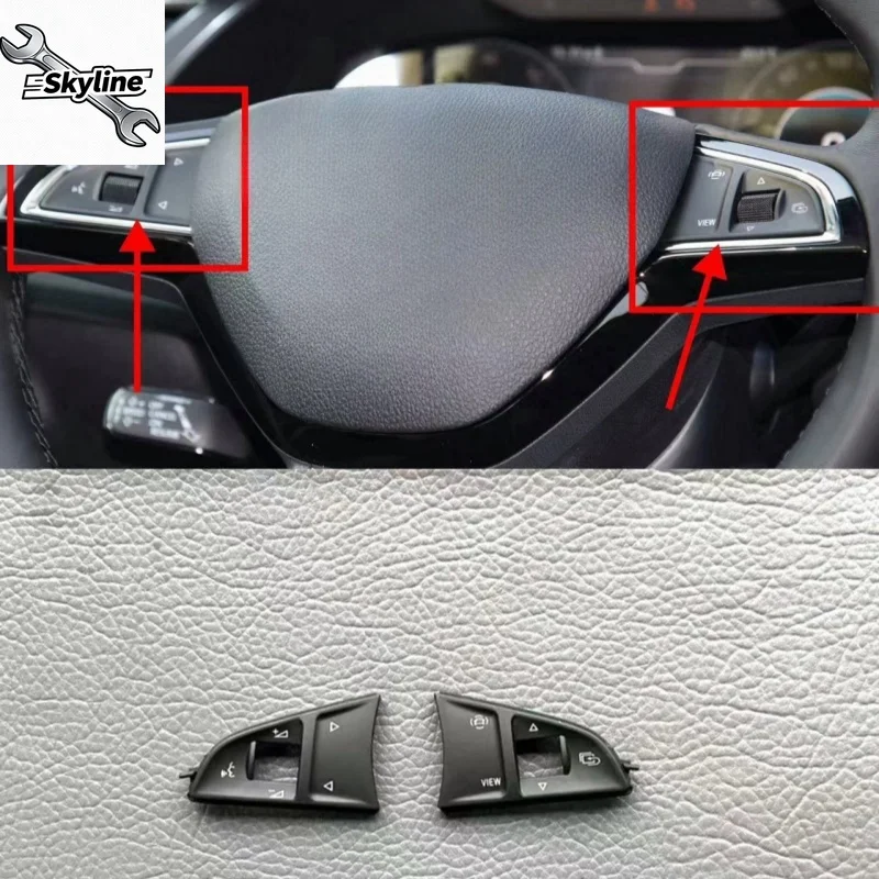 Multi-functional Steering Wheel Switch Button Cover Trim 3V0919719F