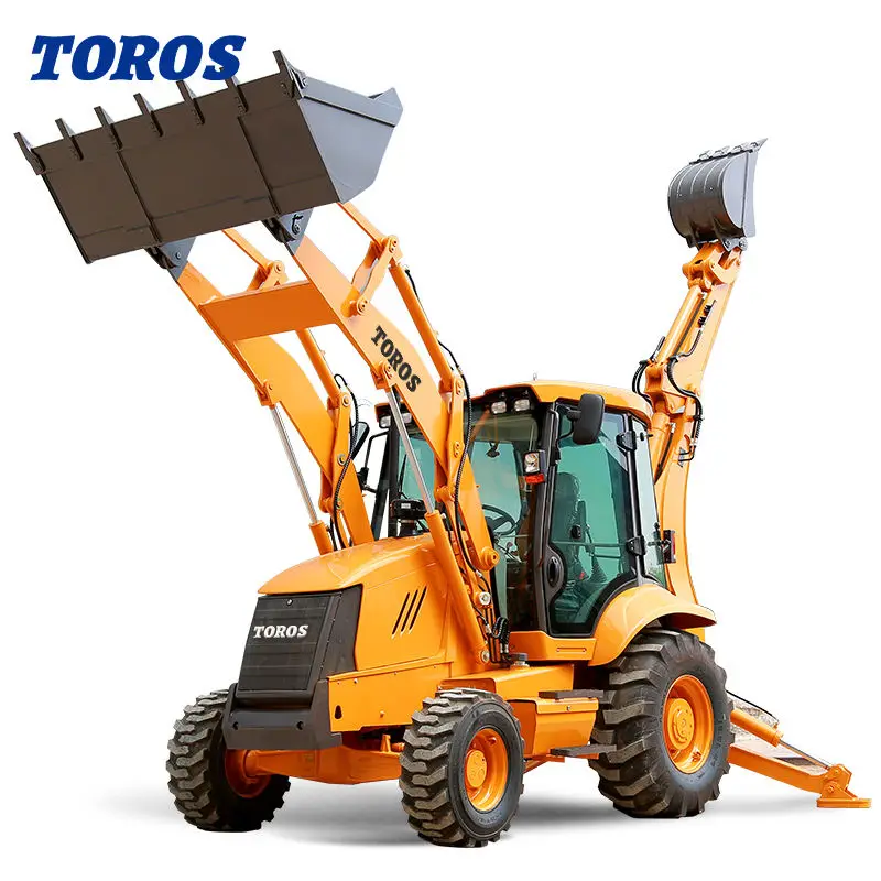Mini Loader Backhoe  1 Ton 2 Ton 3 Ton Backhoe Loader Excavator Productwheel Backhoe Loader For Sale