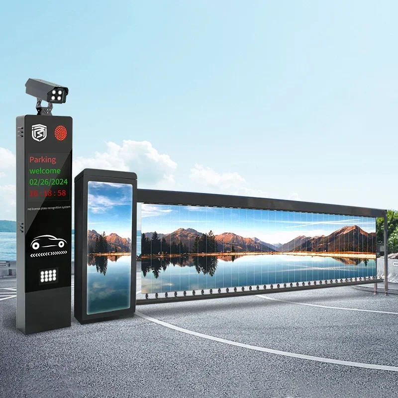 China Cheap Price Intellighet Automat Car Parking Advertising Posting Parking Barrier Gate Boom Gate Boom Barrier Gate