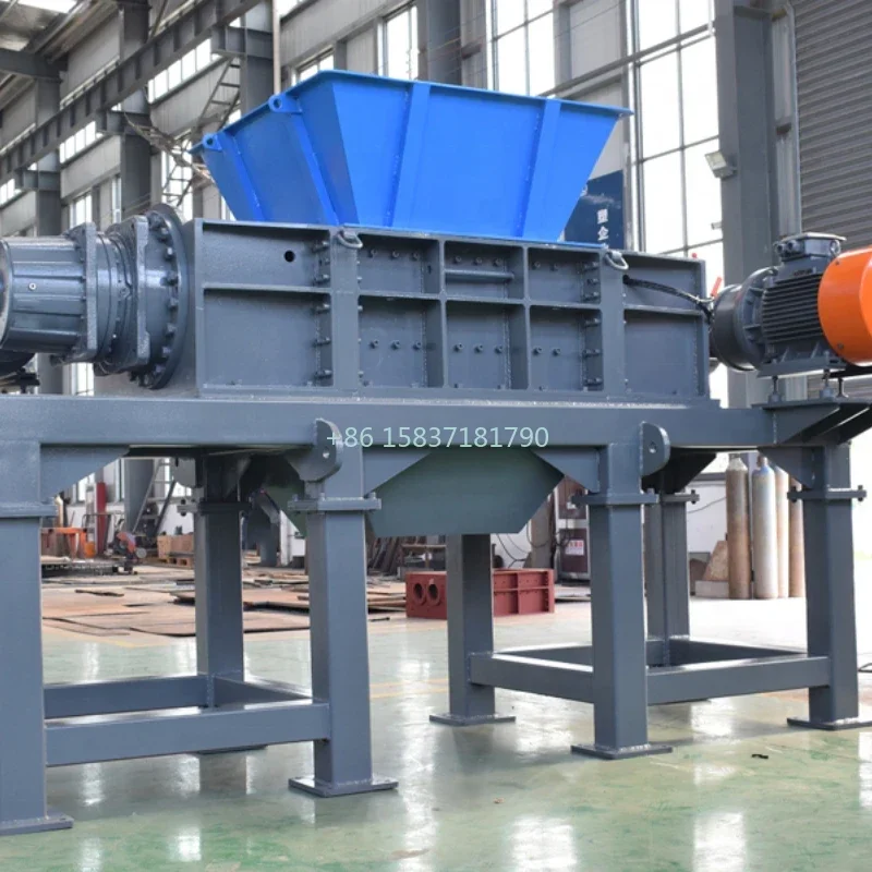 Heavy Double Shaft Shredder Machine Industrial Iron Aluminum Car Crushing Shredding Machine Scrap Metal Shredder Machine Sale