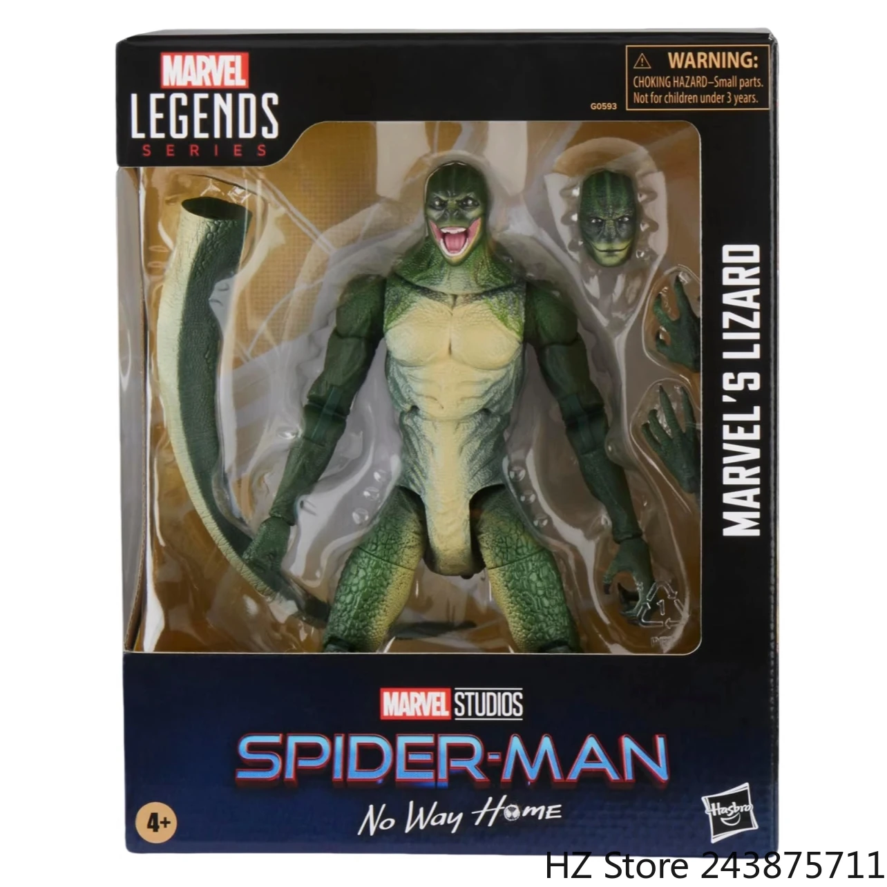 

Hasbro Marvel Legends Series Ящерица, Человек-Паук: No Way Home Делюкс Коллекционная 6-дюймовая фигурка G0593