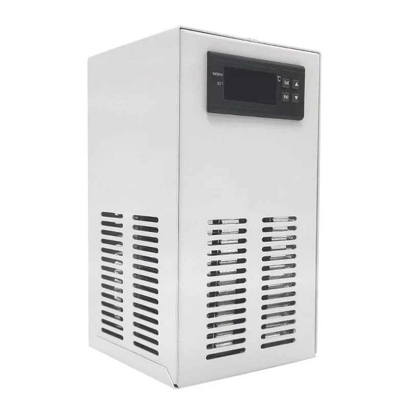 Mini Water Cooler & Heater for Fish Tank, Aquarium Chiller, Digital Thermostat, Quiet Operation for 15L Marine Coral Tank