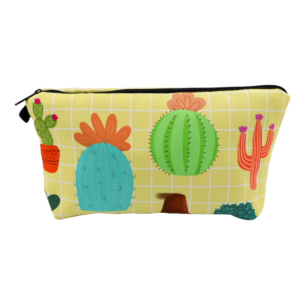 Mushroom Pencil Bag Large Capacity Pencil Storage Bag Cactus Cosmetic Bag Stationery Organizer School Supplies