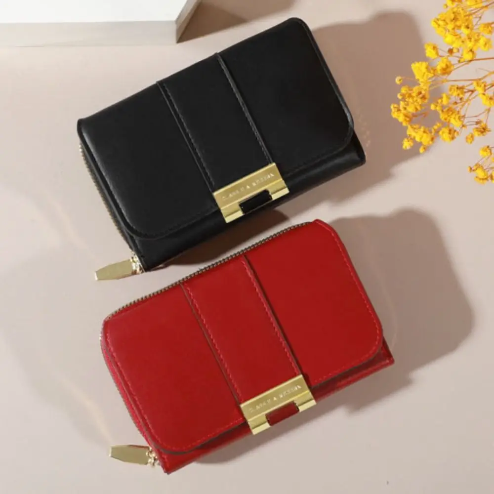 

Fashion Women Wallets Small Wallets Zipper PU Leather Quality Female Purse Card Holder Wallet Zipper Purse Money Bag