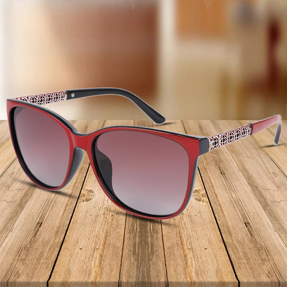 Damen Polarisation Sonnenbrille Cat Eye Sonnenbrille für Frauen und Männer Mode Brillen zum Einkaufen Reisen Fahren uv400